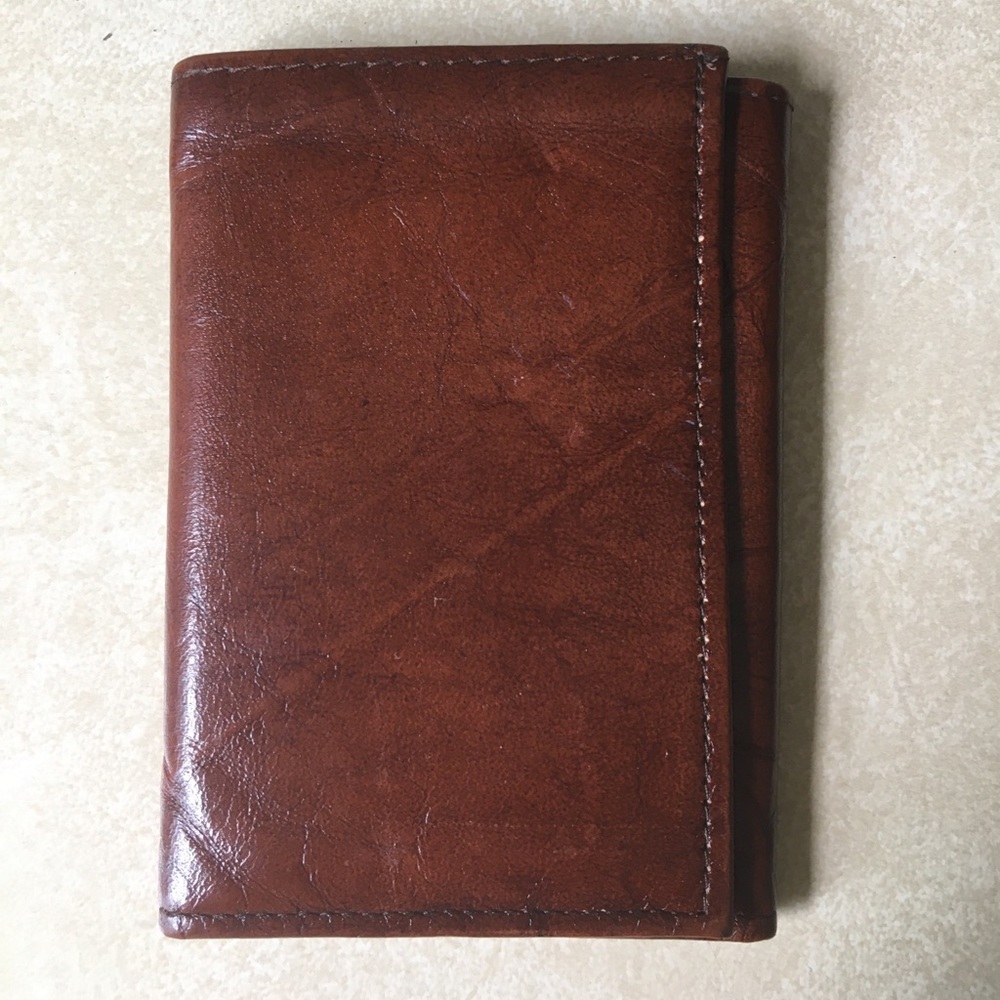 Enger Kress Brown Leather Wallet Made in Wisconsin